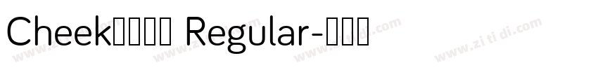 Cheekふぉんと Regular字体转换